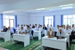МЕДРЕСЕ-КОЛЛЕДЖДІҢ ЖАҢА ДИРЕКТОРЫ АЛҒАШҚЫ ЖИНАЛЫСЫН ӨТКІЗДІ
